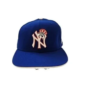 ■New Era■ MLB New York Yankees Uncle Sam T-Shirt Evening B Men's Navy New York Yankees Uncle Sam T-Shirt
